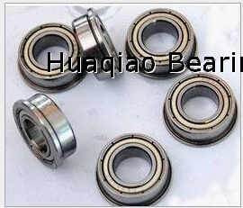 Metric chrome steel stainless steel flange bearing F683ZZ 3x7x3mm abec-1 to abec-7 C0 radial clearance