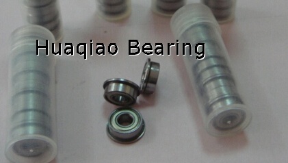 Metric chrome steel stainless steel flange bearing F693ZZ 3X8X4mm abec-1 to abec-7 C0 radial clearance