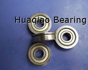 Metric chrome steel stainless steel flange bearing MF93ZZ 3X9X4mm abec-1 to abec-7 C0 radial clearance