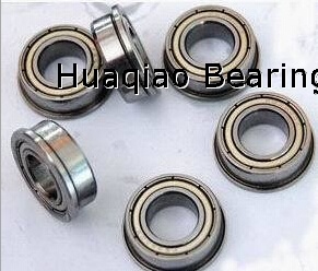 Metric chrome steel stainless steel flange bearing MF115ZZ 5X11X4mm abec-1 to abec-7 C0 radial clearance