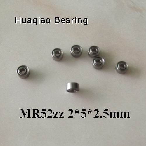 high speed textile machine parts ball bearing MR52ZZ 2*5*2.5mm