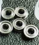 Metric chrome steel stainless steel flange bearing MF74ZZ 4X7X2.5mm abec-1 to abec-7 C0 radial clearance