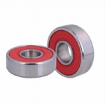 608-RS Rubber Coated White Ball Hybrid Ceramic  Ball Bearing