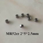 high speed textile machine parts ball bearing MR52ZZ 2*5*2.5mm